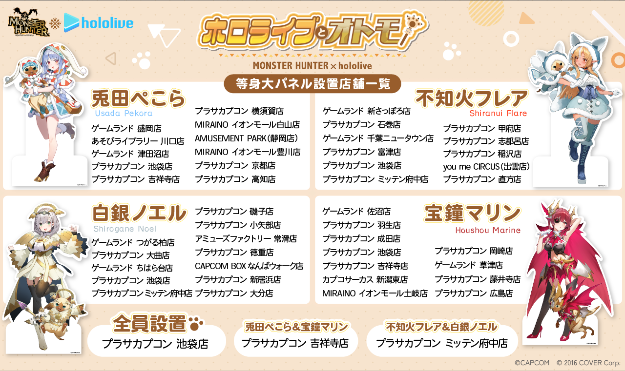 モンハン』とホロライブ3期生のコラボレーションが決定。特別なコラボ 