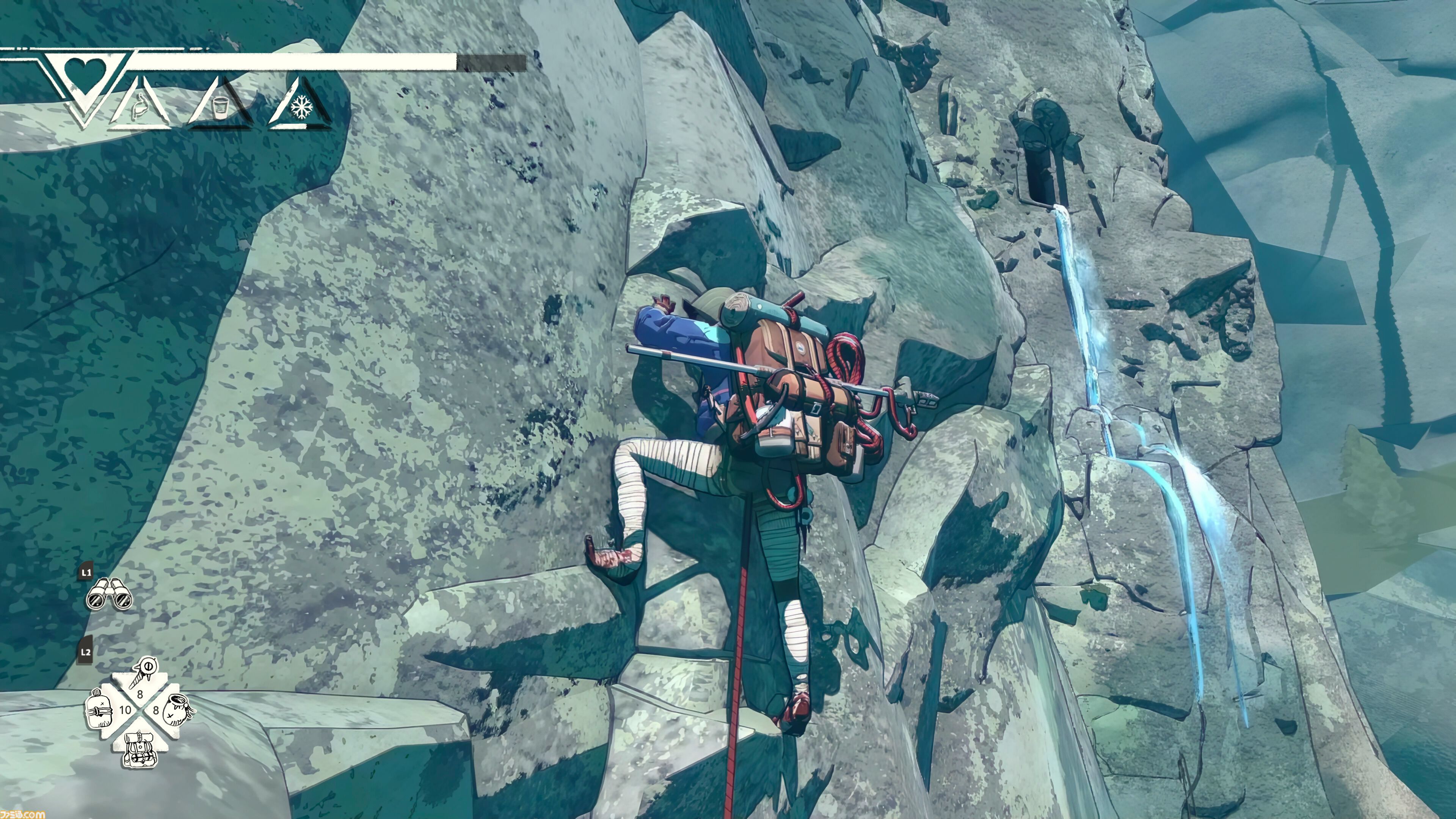 リアルに手足を一本ずつ伸ばして絶壁を登っていくガチなロッククライミングゲー『Cairn』が面白すぎ！【TGS2024】