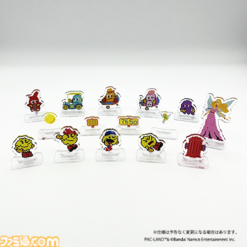 『ドルアーガの塔』『パックランド』新作グッズが受注開始。ドット絵キャラやアイテムのアクスタなどが登場