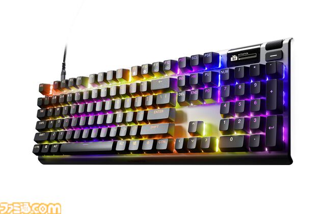 Steelseries最新ゲーミングキーボード“Apex Pro Gen 3”が10月29日に発売。より正確なキータッチを実現するOmniPoint3.0スイッチを搭載