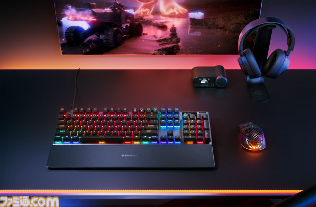 Steelseries最新ゲーミングキーボード“Apex Pro Gen 3”が10月29日に発売。より正確なキータッチを実現するOmniPoint3.0スイッチを搭載