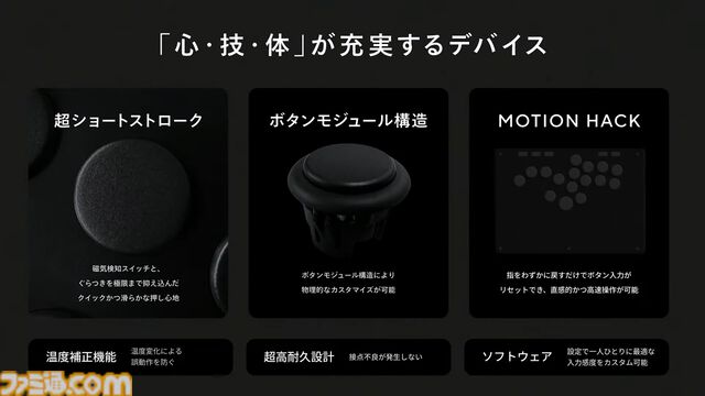 ZETA DIVISION監修のレバーレスアケコン『ZENAIM ARCADE CONTROLLER』発表。従来とはボタン構造から違う、自動車パーツの精密機器メーカー・東海理化の本気【TGS2024】