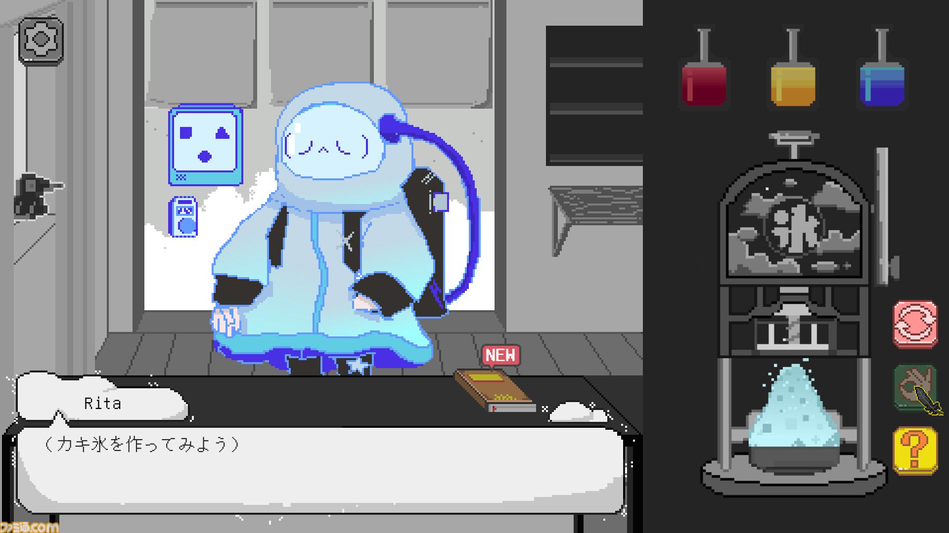 『Yume Kakigori』かき氷屋経営ノベルが発表。体験版が10/15配信。感情を表現できるかき氷を作ってお客さんと対話