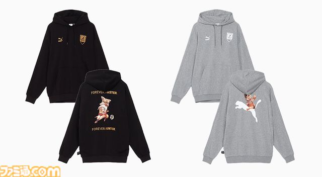 『モンハン』PUMAコラボ商品が本日（9/27）発売。アイルーのTシャツ、リオレウスのジャケットなどが登場