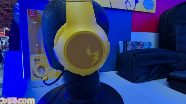 ホリがピカチュウゲーミングヘッドセットを発表。耳はモフモフなぬいぐるみ素材でかわいい～【TGS2024】