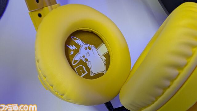 ホリがピカチュウゲーミングヘッドセットを発表。耳はモフモフなぬいぐるみ素材でかわいい～【TGS2024】
