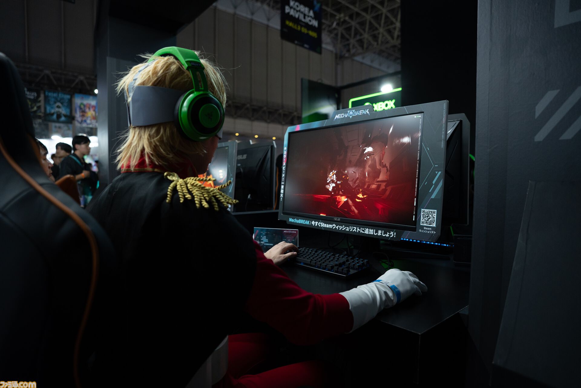 話題の近未来SFメカアクション『Mecha BREAK』ブースリポ―ト。巨大メカ“鳴神”＆コスプレイヤーさんとのフォトスポットやチュートリアルからじっくり魅力を味わえる試遊など豪華な出展内容【TGS2024】