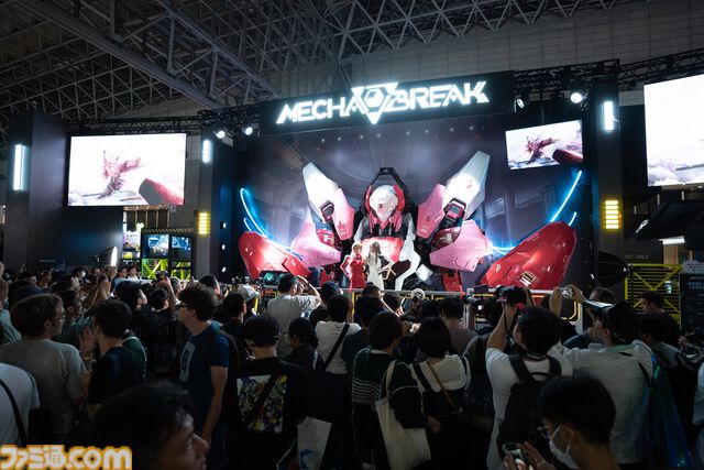 話題の近未来SFメカアクション『Mecha BREAK』ブースリポ―ト。巨大メカ“鳴神”＆コスプレイヤーさんとのフォトスポットやチュートリアルからじっくり魅力を味わえる試遊など豪華な出展内容【TGS2024】