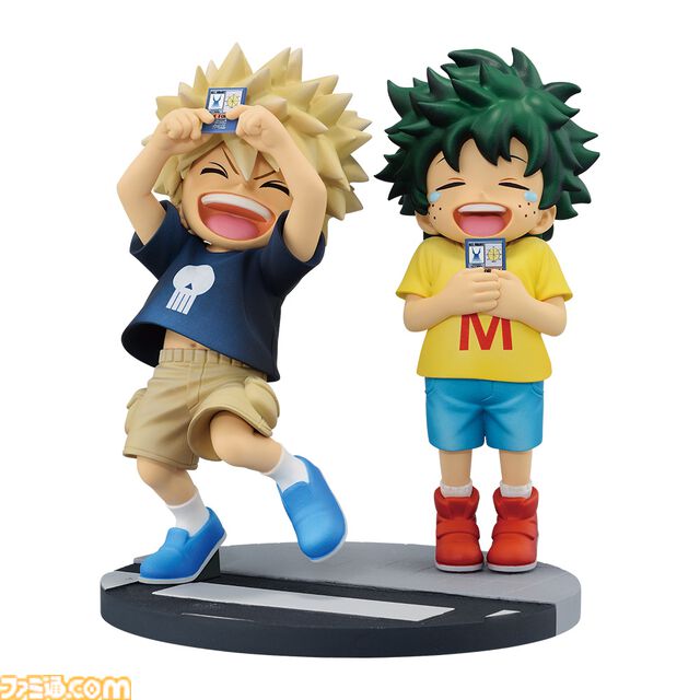 『ヒロアカ』一番くじ新作が本日（10/4）発売。ストレイフパンツァー装備の爆豪勝己、赫灼熱拳“燐”を放つ轟焦凍が一番くじ初フィギュア化
