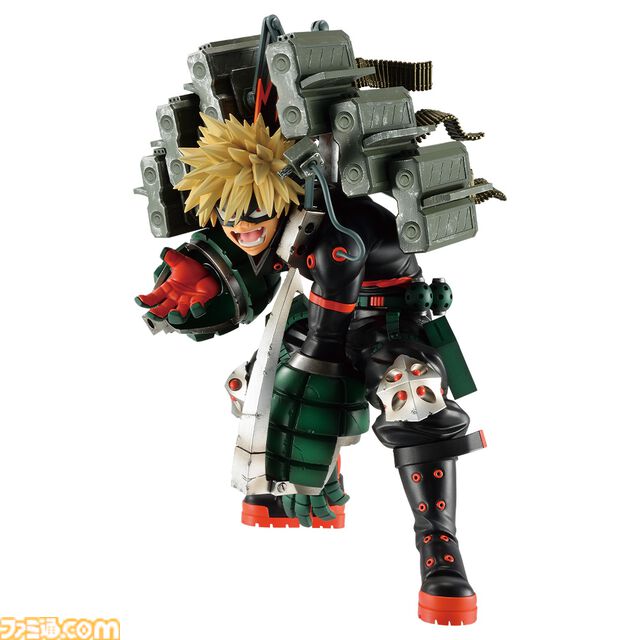 『ヒロアカ』一番くじ新作が本日（10/4）発売。ストレイフパンツァー装備の爆豪勝己、赫灼熱拳“燐”を放つ轟焦凍が一番くじ初フィギュア化