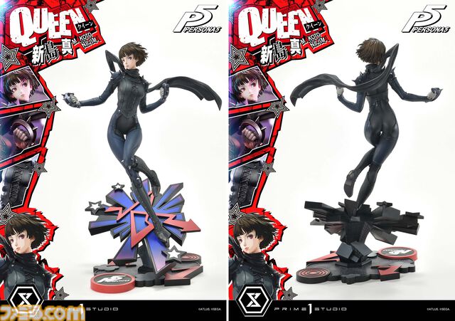 『ペルソナ５』新島真（クイーン）の1/4スケールのスタチューが予約開始。ペルソナ“ヨハンナ”とのセット、単体の2種が展開