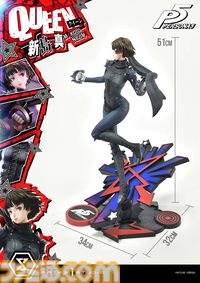 『ペルソナ５』新島真（クイーン）の1/4スケールのスタチューが予約開始。ペルソナ“ヨハンナ”とのセット、単体の2種が展開