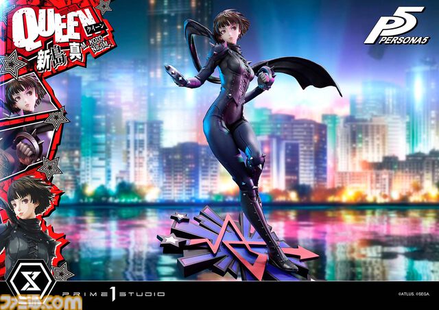 『ペルソナ５』新島真（クイーン）の1/4スケールのスタチューが予約開始。ペルソナ“ヨハンナ”とのセット、単体の2種が展開