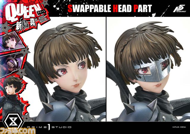 『ペルソナ５』新島真（クイーン）の1/4スケールのスタチューが予約開始。ペルソナ“ヨハンナ”とのセット、単体の2種が展開