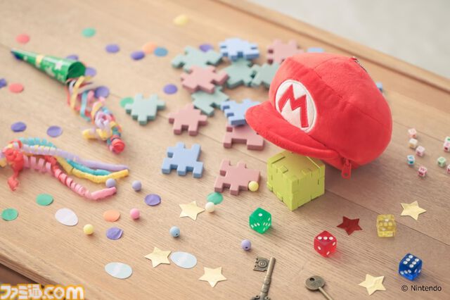 『スーパーマリオ』マリオの帽子、ハテナブロックのポーチでお部屋を賑やかに。グッズ付きムック本が10月15日に発売