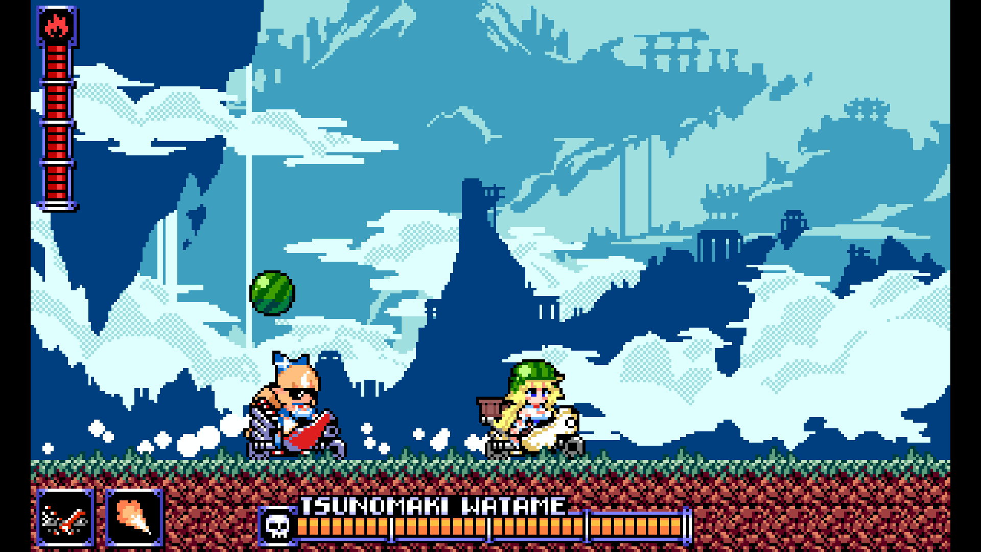 『FLARE NUINUI QUEST』不知火フレアが主役の本格横スクロールアクションがholo Indieより登場。行方不明になった“しらけん”の仲間たちを助け出そう
