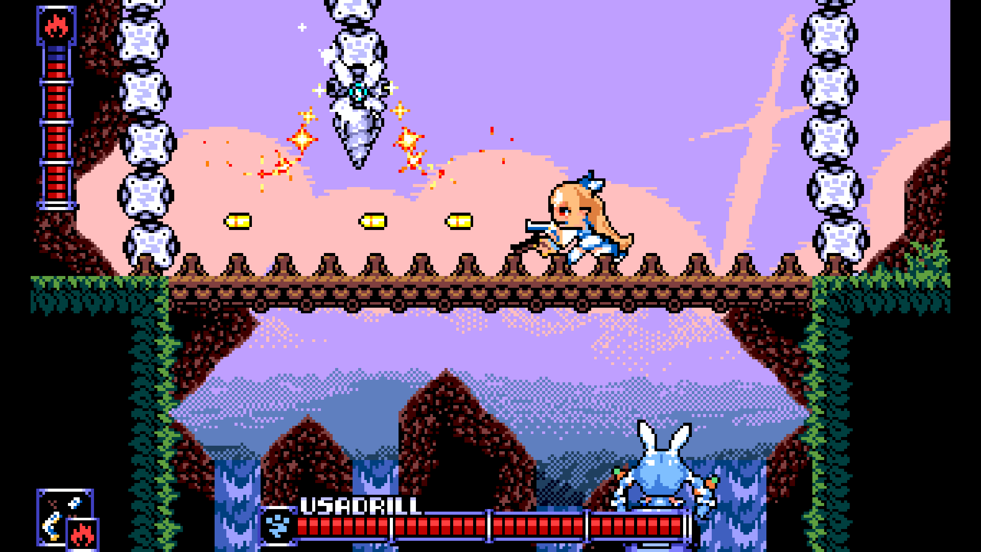 『FLARE NUINUI QUEST』不知火フレアが主役の本格横スクロールアクションがholo Indieより登場。行方不明になった“しらけん”の仲間たちを助け出そう