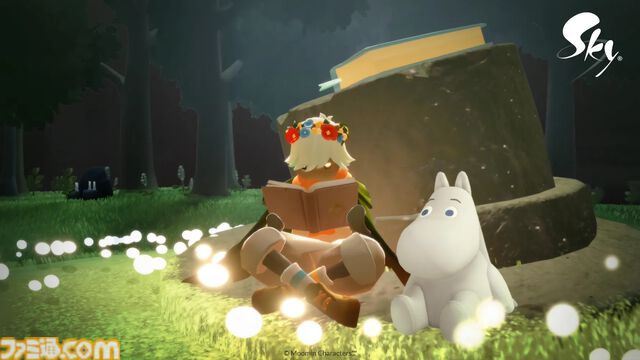 『Sky 星を紡ぐ子どもたち』ムーミンのコラボイベントが10/14より開催。ムーミン谷にておなじみのキャラが登場する物語を体験。スナフキンたちの衣装も用意