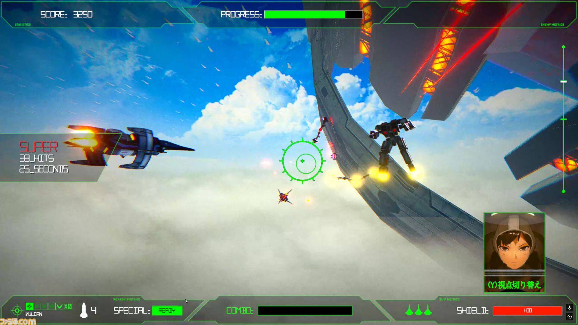 90年代アニメ風フライトシューティング『Rogue Flight』プレビュー