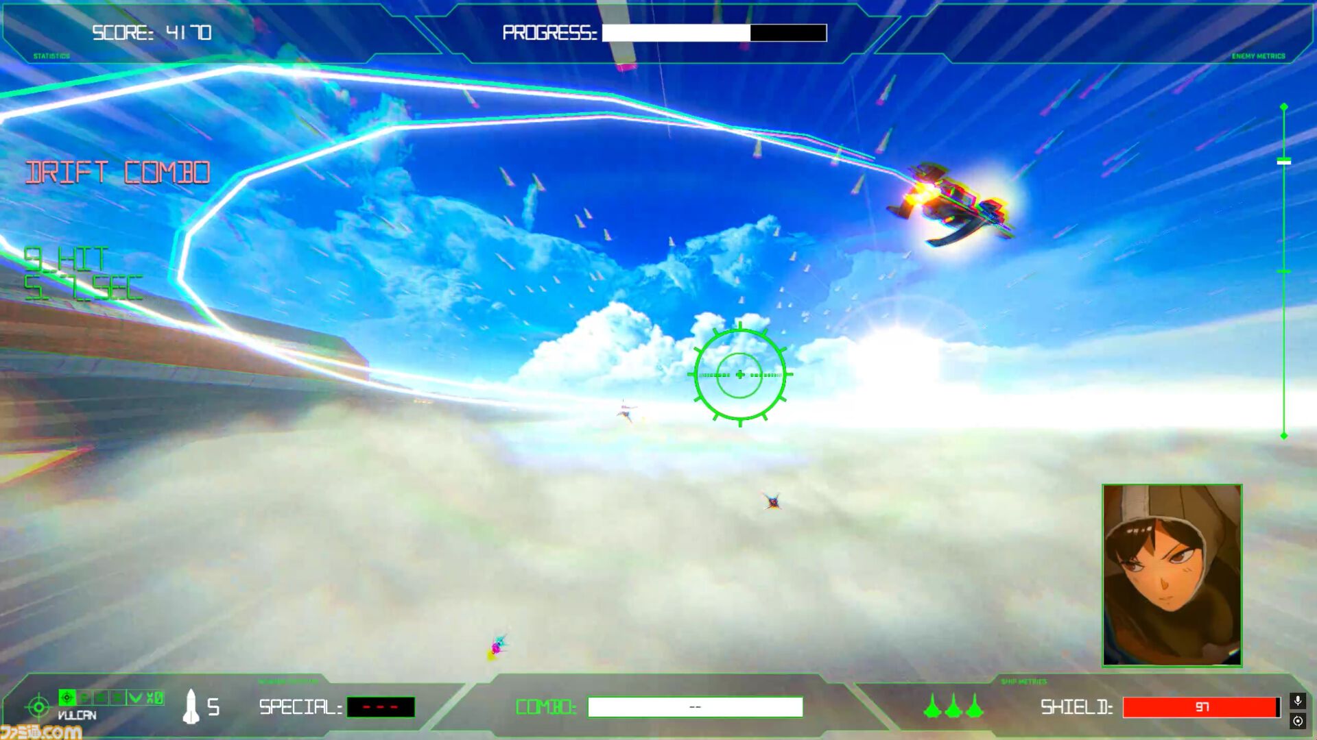 90年代アニメ風フライトシューティング『Rogue Flight』プレビュー