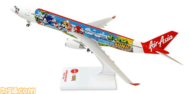 『ソニック』『ペルソナ5』デザインの飛行機がアジアの空を飛ぶ。エアアジアがセガ、アトラスとの提携を発表