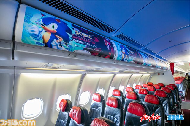 『ソニック』『ペルソナ5』デザインの飛行機がアジアの空を飛ぶ。エアアジアがセガ、アトラスとの提携を発表