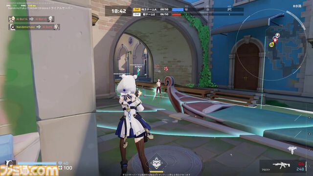 『Strinova』先行レビュー。ペラペラの体で横になれば弾が当たりにくい。アニメ調のキャラは日本人にもなじみやすくTPS初心者にオススメ。