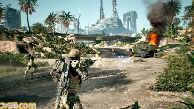 『Off The Grid』サイバーパンクバトロワTPS、透明化や高速ダッシュが可能となるサイバーリムを戦場で付け替え。早期アクセス版がPCで配信開始