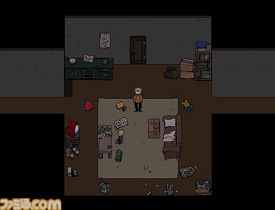 『Dig Night』ゴースト退治ドット絵RPGが12/20発売。鳥頭の男や缶詰の子供など、へんてこゴーストをおじさんが退治
