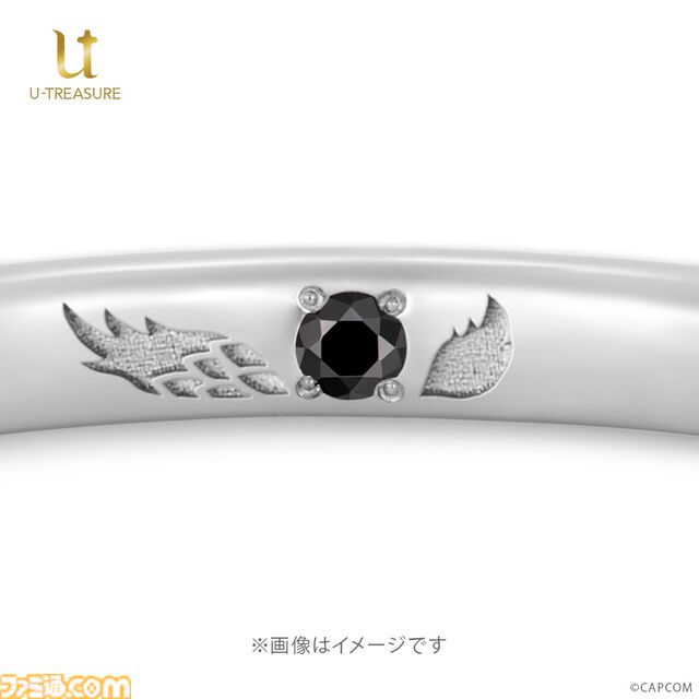 『モンハン』イヴェルカーナ、ネルギガンテ、アルバトリオンの結婚指輪が発売。価格は13万2000円から。内側には各モンスターの彫刻とダイヤモンドをデザイン