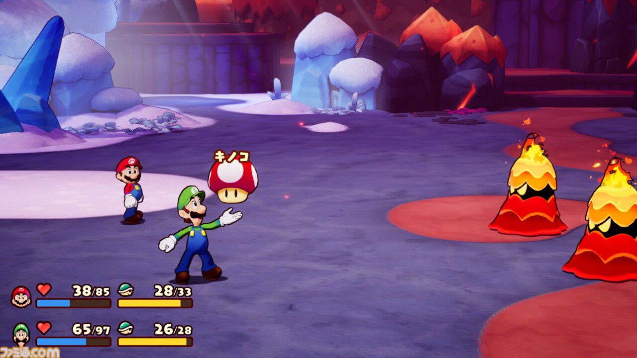 『マリオ＆ルイージRPG　ブラザーシップ！』が11月7日に発売、9年振りとなるシリーズ完全新作。マリオとルイージ2人が合体する技“ブラザーアクション”などが公開