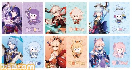 テイワットグッズ ポップアップストア 原神 チケット風カード