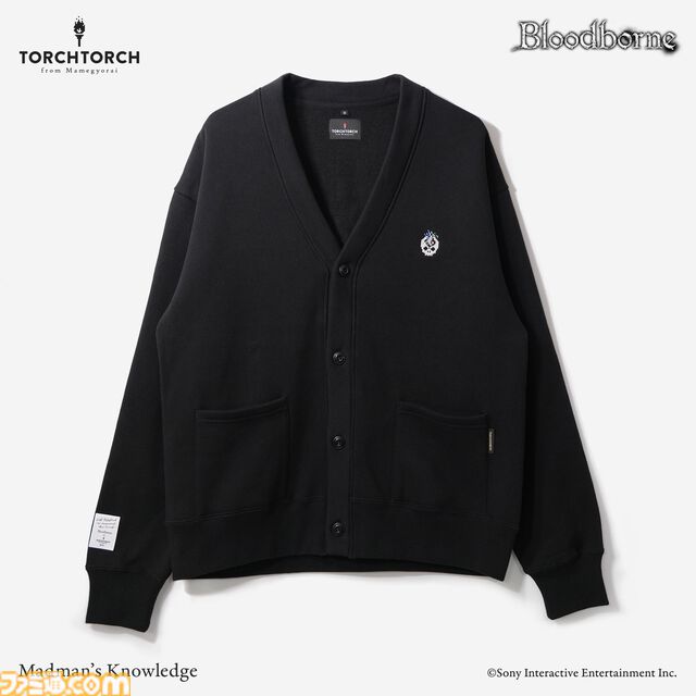『ブラッドボーン』のカーディガン4種が先行販売。TORCH TORCHの心斎橋PARCO店が10月19日にオープン
