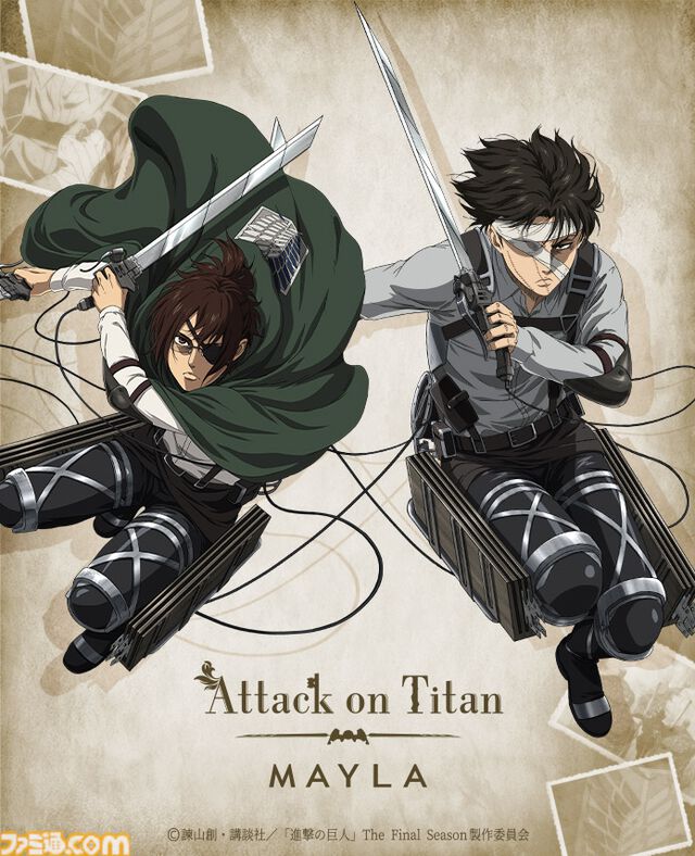 『進撃の巨人』リヴァイとハンジの強さ、そして美しさを詰め込んだパンプスが登場。黒にシルバーのラインが映えるラグジュアリーな2モデル【10月18日17時予約開始】