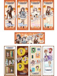 『アイマス シンデレラガールズ』書店コラボキャンペーンが11月1日より全国560店舗で開催。本好きアイドルたちのしおりを配布、グッズの受注販売も