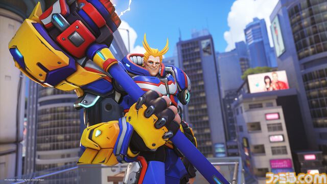 『オーバーウォッチ2』×『ヒロアカ』開発者インタビュー。トレーサーがデクのスキンなのは作品のファンであり、デク推しだから。作者の堀越康平さんとはオールマイトの顔の再現で何度も意見交換