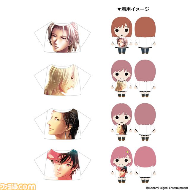 『ときメモGS』ぬいぐるみショップ第2弾の事後通販スタート。ローズクイーン衣装や体操服がグッズ化。佐伯瑛や桜井琉夏の抱きしめTも登場