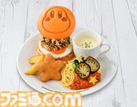 カービィカフェ大阪が11月21日より常設オープン。カービィの容器がかわいい串カツ、たこ焼きみたいなプチケーキなど限定メニューが公開