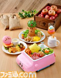 カービィカフェ大阪が11月21日より常設オープン。カービィの容器がかわいい串カツ、たこ焼きみたいなプチケーキなど限定メニューが公開