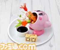 カービィカフェ大阪が11月21日より常設オープン。カービィの容器がかわいい串カツ、たこ焼きみたいなプチケーキなど限定メニューが公開