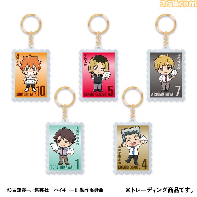 アニメ『ハイキュー!!』日向、及川、研磨らの手紙をテーマにしたグッズが登場。フレーム切手セットやアクスタが郵便局のネットショップで販売
