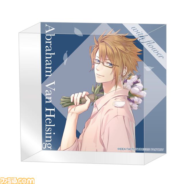 『薄桜鬼 真改』土方歳三、『Code：Realize』アルセーヌ・ルパンらの描き下ろしグッズが当たる。オトメイトのキャラクターグラビア企画“with flower”のオンラインくじが10/24正午に発売
