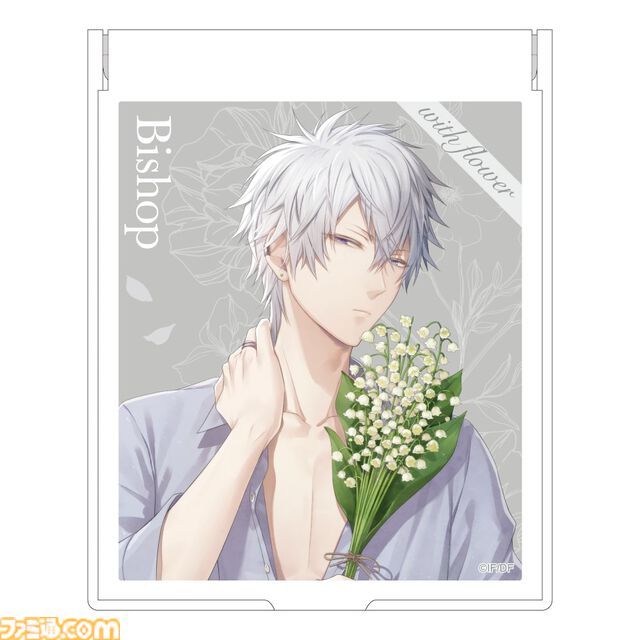 『薄桜鬼 真改』土方歳三、『Code：Realize』アルセーヌ・ルパンらの描き下ろしグッズが当たる。オトメイトのキャラクターグラビア企画“with flower”のオンラインくじが10/24正午に発売