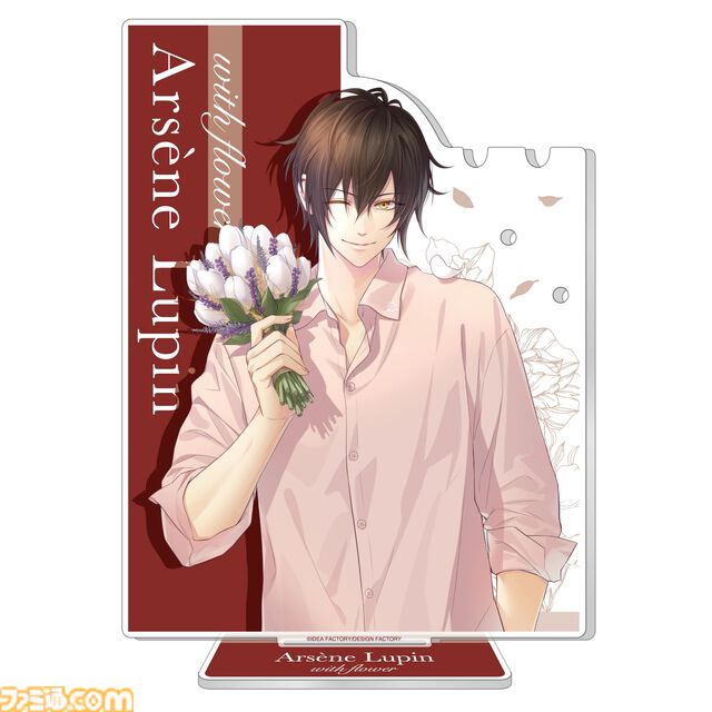 『薄桜鬼 真改』土方歳三、『Code：Realize』アルセーヌ・ルパンらの描き下ろしグッズが当たる。オトメイトのキャラクターグラビア企画“with flower”のオンラインくじが10/24正午に発売