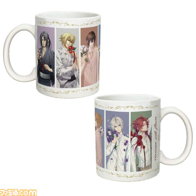 『薄桜鬼 真改』土方歳三、『Code：Realize』アルセーヌ・ルパンらの描き下ろしグッズが当たる。オトメイトのキャラクターグラビア企画“with flower”のオンラインくじが10/24正午に発売
