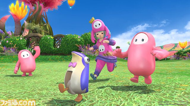 『FF14』で『Fall Guys』コラボが10月23日開催。ブランダーヴィルをプレイして獲得したアイテムとおしゃれ装備を交換