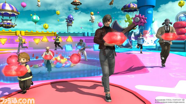 『FF14』で『Fall Guys』コラボが10月23日開催。ブランダーヴィルをプレイして獲得したアイテムとおしゃれ装備を交換