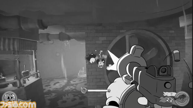 『MOUSE: P.I. For Hire』カートゥーン調のシューティングゲーム。どこか懐かしい見た目のネズミの刑事が活躍。BGMがジャズなのも雰囲気ばっちり