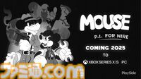 『MOUSE: P.I. For Hire』カートゥーン調のFPSシューティングゲーム。どこか懐かしい見た目のネズミの刑事が活躍。BGMがジャズなのも雰囲気ばっちり