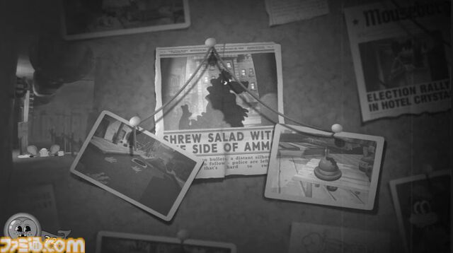 『MOUSE: P.I. For Hire』カートゥーン調のFPSシューティングゲーム。どこか懐かしい見た目のネズミの刑事が活躍。BGMがジャズなのも雰囲気ばっちり